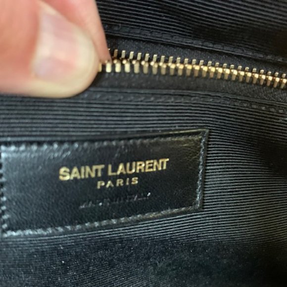 RECEIPT- SAINT LAURENT Large Monogramme Envelope Chain Bag - Bordeaux - Picture 11 of 13